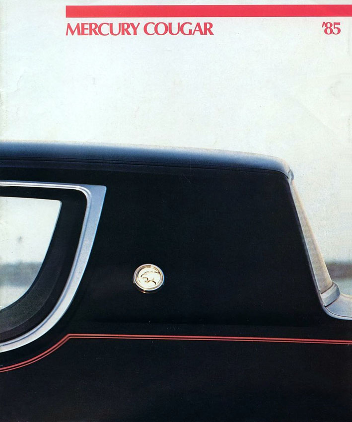 1985 Mercury Cougar Brochure
